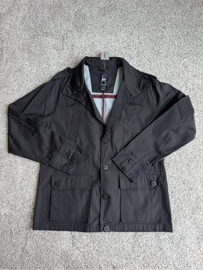 Kane & Unke Black Military Utility Field Jacket NWT XL NWT $129 MSRP